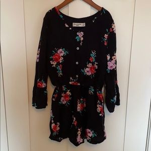 Abercrombie Kids Girls Floral Romper